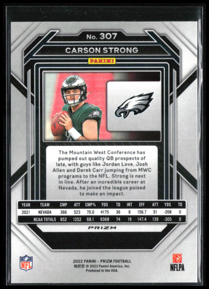 Carson Strong RC Silver Prizm