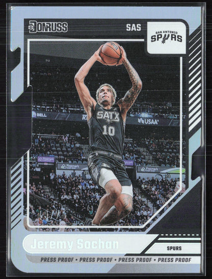 Jeremy Sochan /75 Press Proof