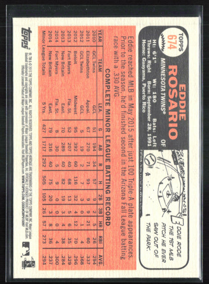 Eddie Rosario RC Purple