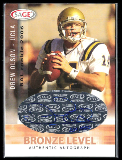 Drew Olson Auto Bronze Level