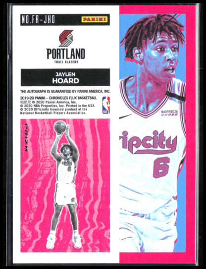 Jaylen Hoard RC Auto 2019-20 Flux