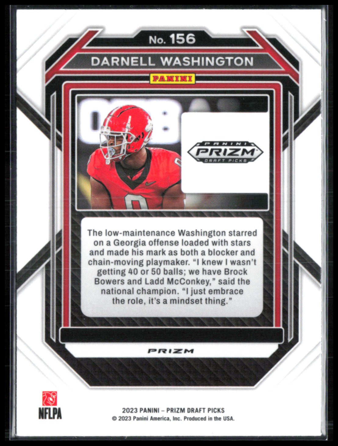 Darnell Washington RC Yellow Ice
