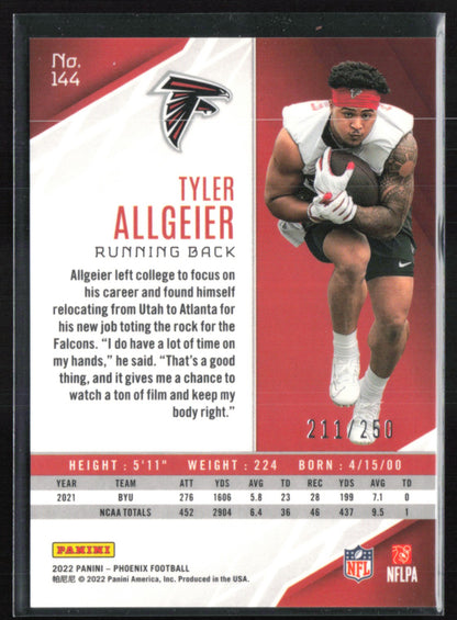 Tyler Allgeier RC Red /250