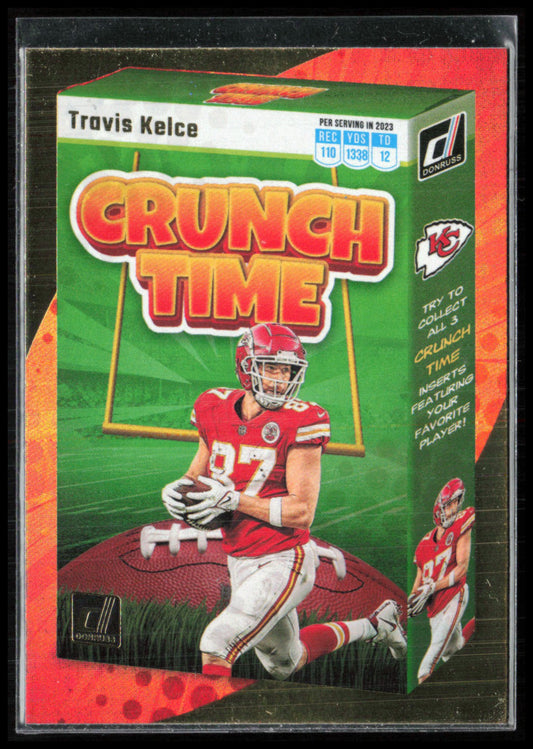 Travis Kelce Crunch Time 2023 Donruss