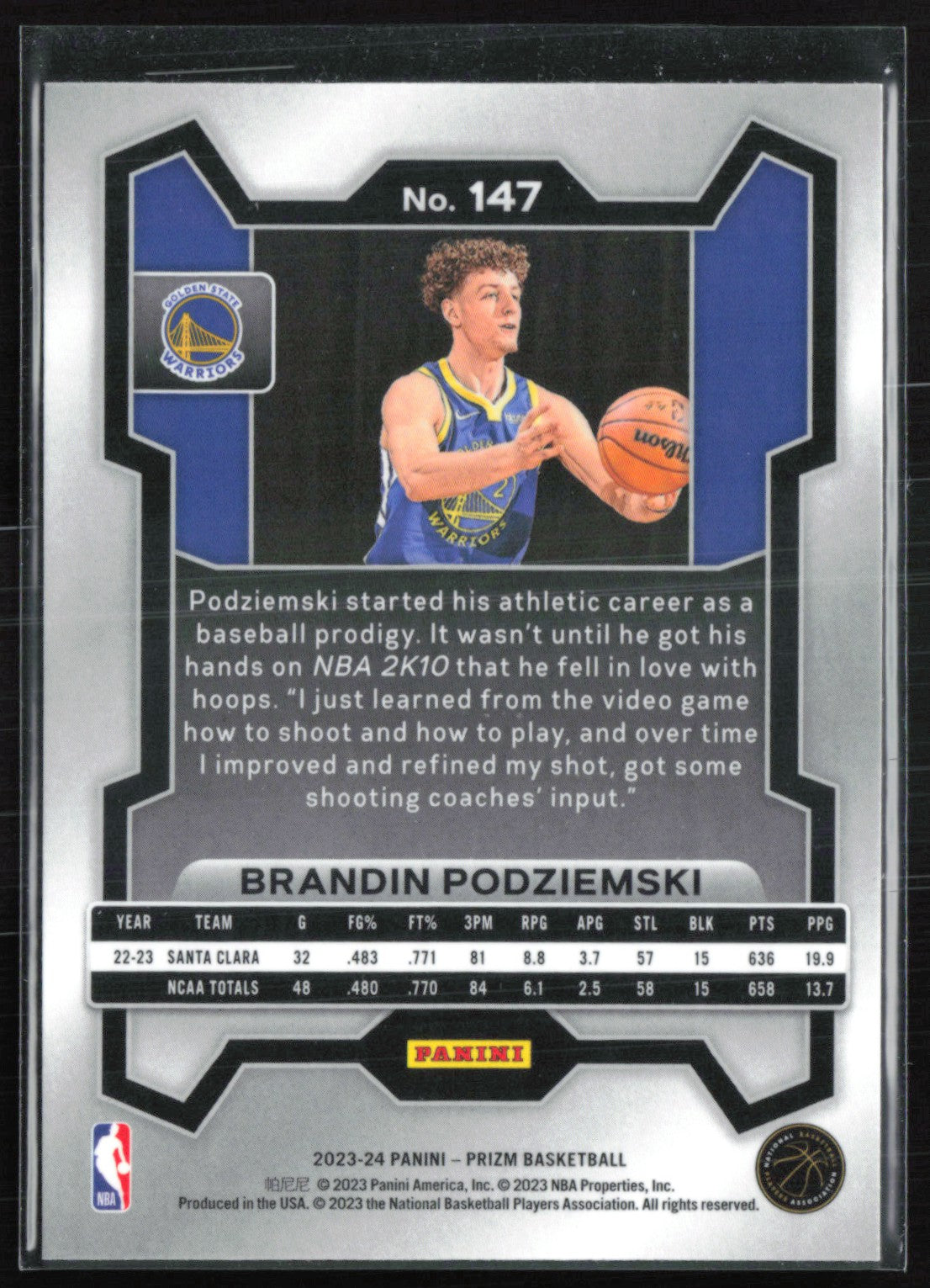 Brandin Podziemski RC