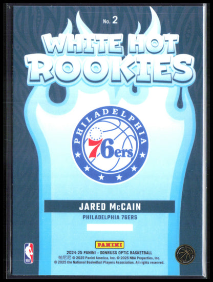 Jared McCain RC White-Hot Rookies