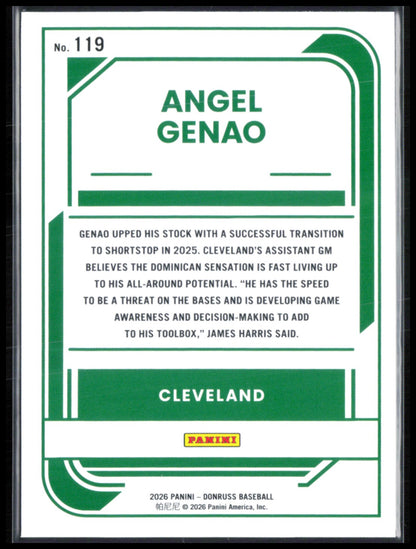 Angel Genao Rated Prospect Green Laser