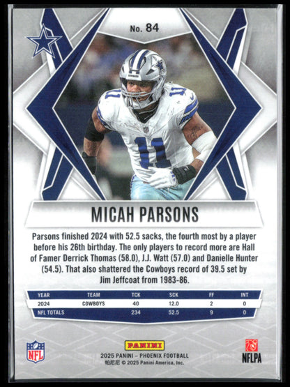 Micah Parsons Mosaic Prizm