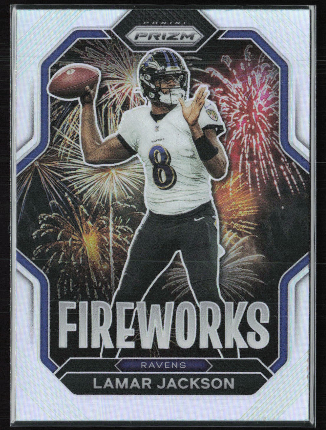 Lamar Jackson Fireworks Silver