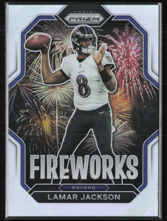 Lamar Jackson Fireworks Silver