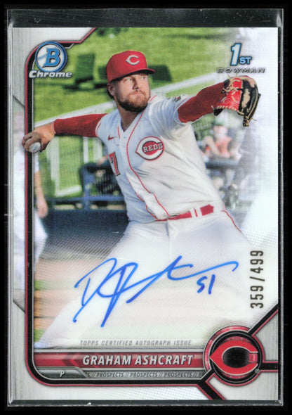 Graham Ashcraft 1st Bowman Auto /499 Refractor