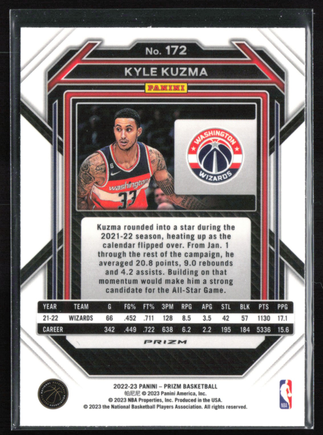 Kyle Kuzma Cracked Ice