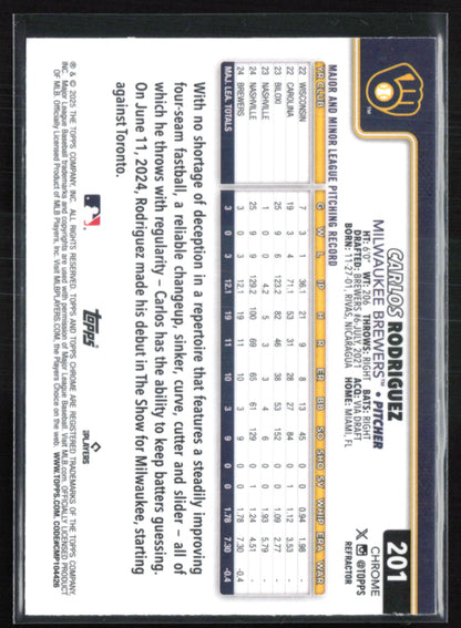 Carlos Rodriguez RC Refractor