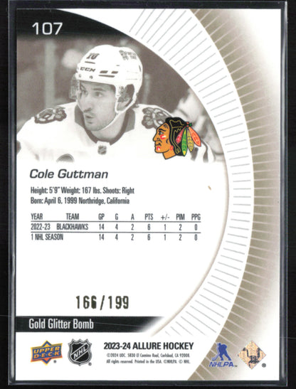 Cole Guttman RC Allure /199 Gold Glitter Bomb