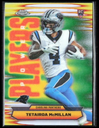 Tetairoa McMillan RC Power Players Refractor