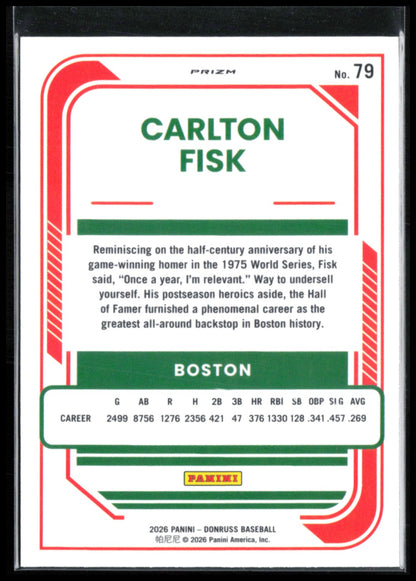 Carlton Fisk Black Donuts