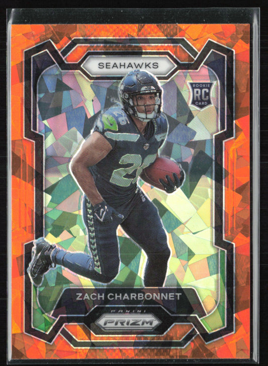 Zach Charbonnet RC Orange Cracked Ice