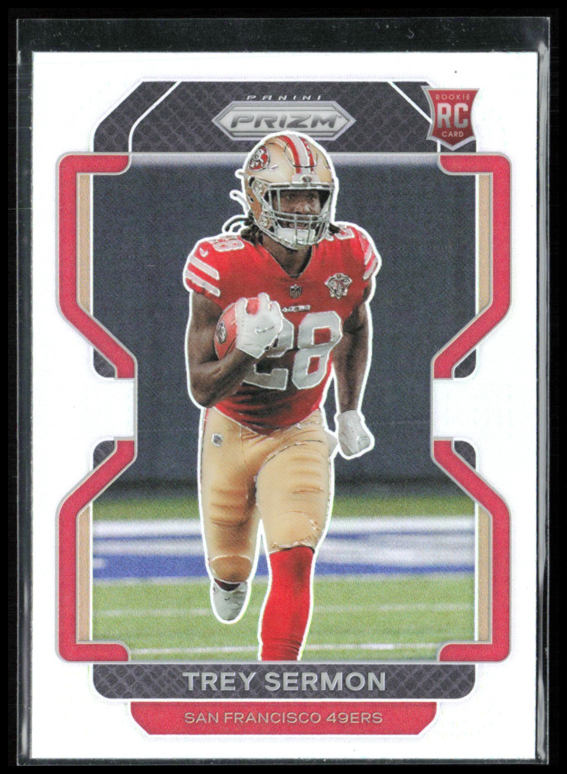 Trey Sermon RC Silver Prizm