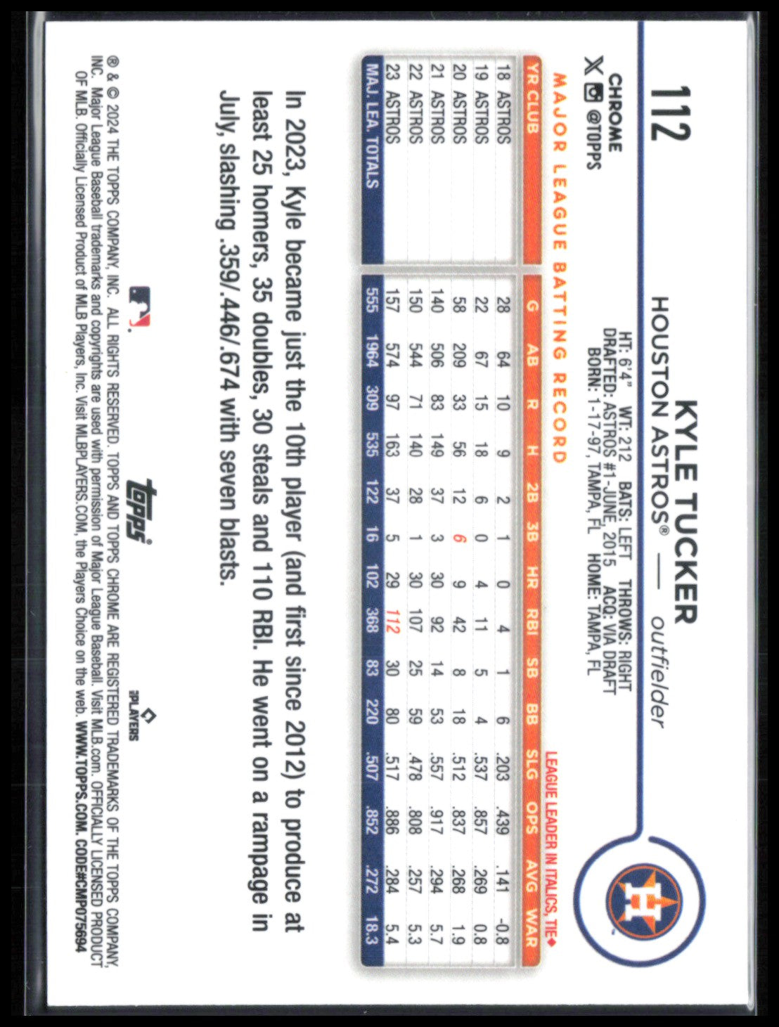 Kyle Tucker Prism Refractor