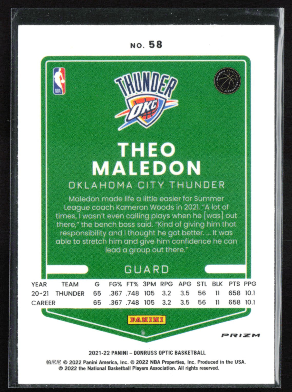 Theo Maledon Blue Velocity