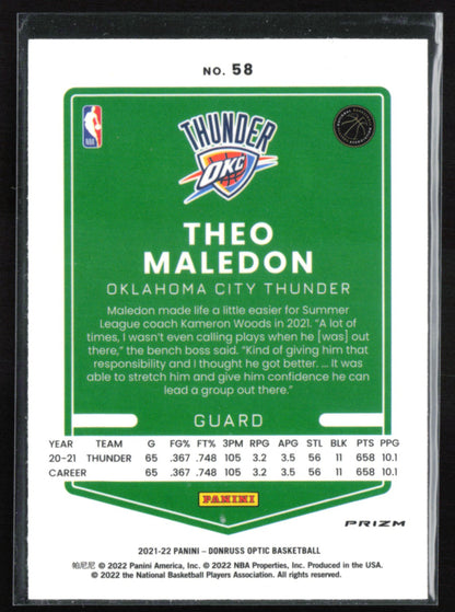 Theo Maledon Blue Velocity