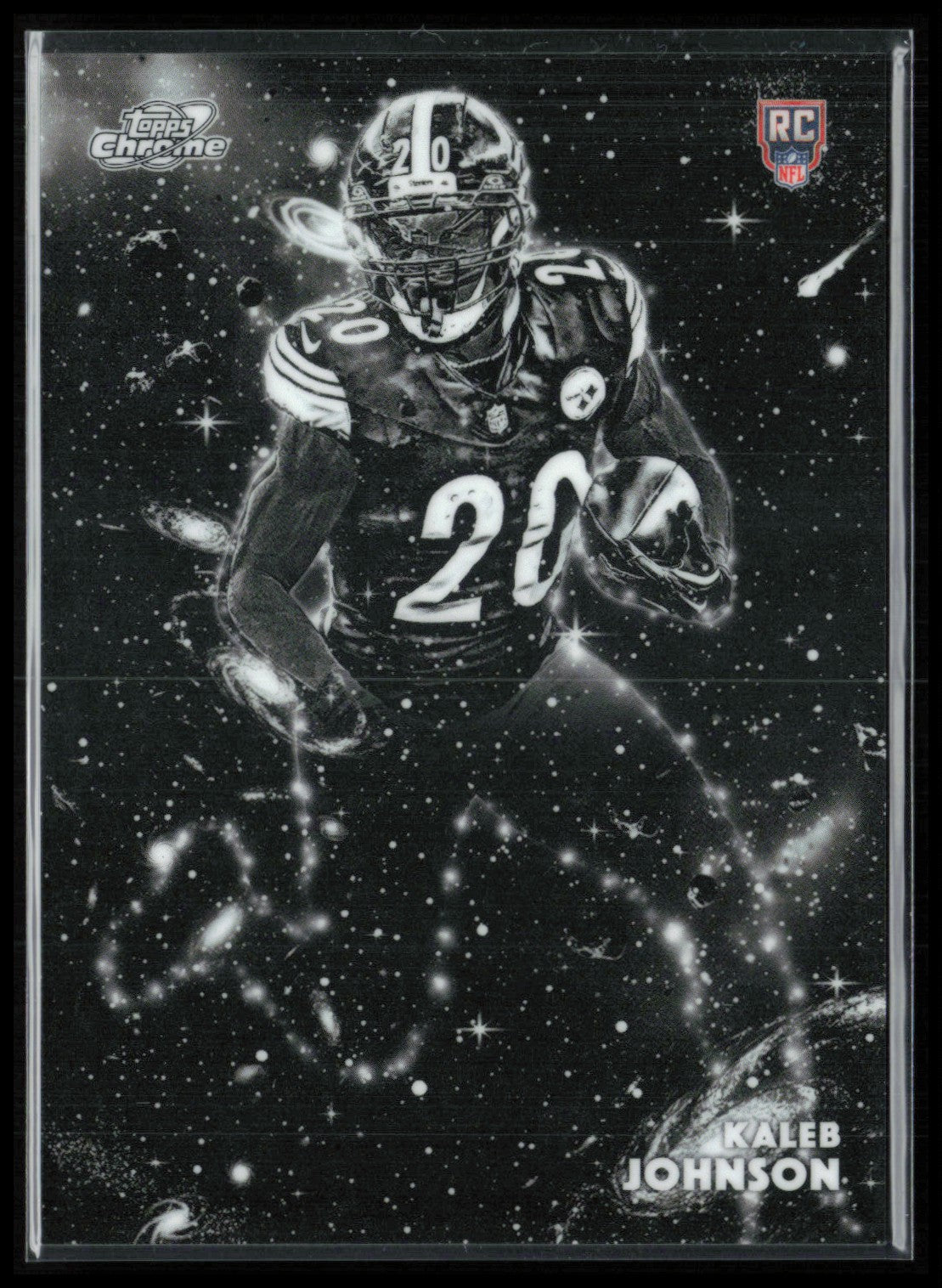 Kaleb Johnson RC Constellation Variation SSP 2025 Topps Cosmic Chrome