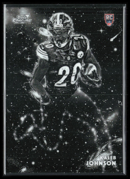 Kaleb Johnson RC Constellation Variation SSP 2025 Topps Cosmic Chrome