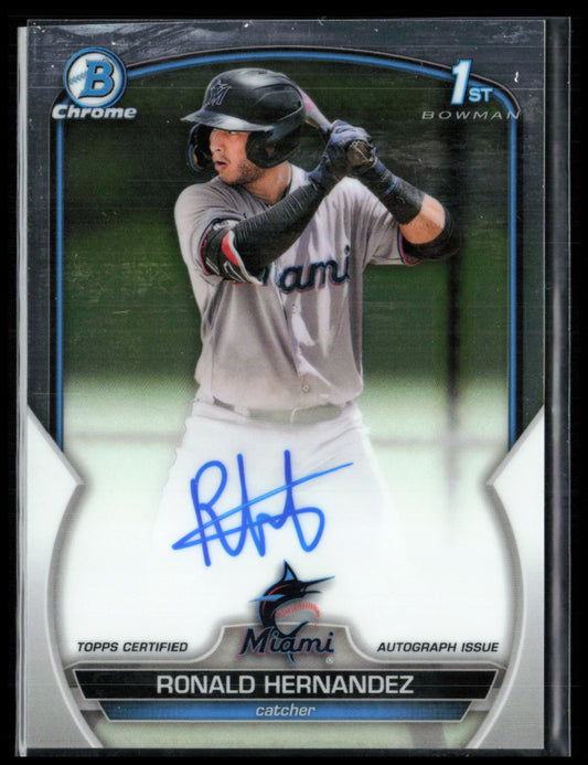 Ronald Hernandez 1st Bowman Auto