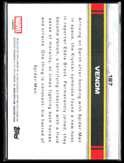 Venom 2026 Marvel Topps Chrome