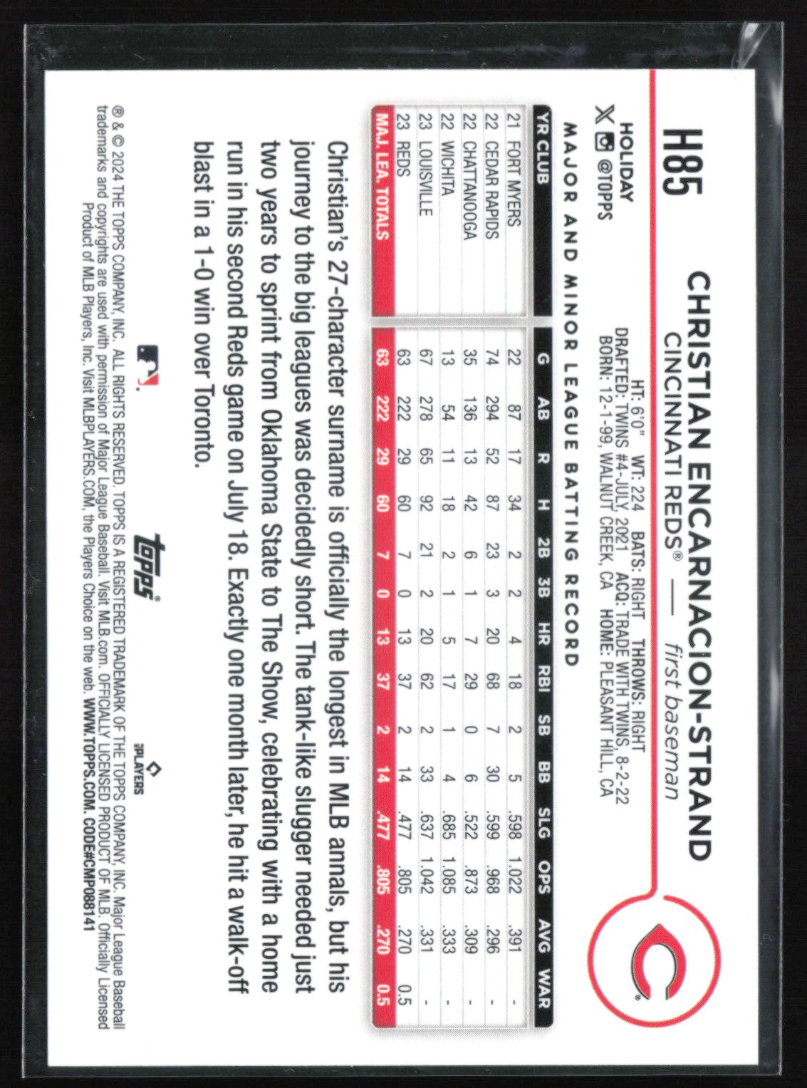 Christian Encarnacion-Strand RC Blue