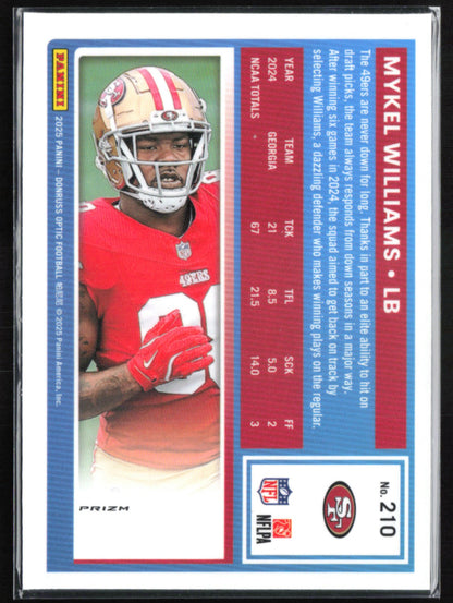 Mykel Williams RC Stars holo