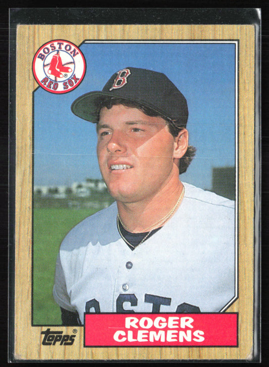 Roger Clemens 1987 Topps