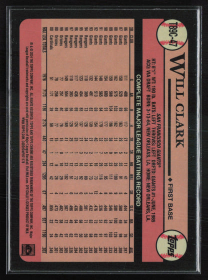 Will Clark Silver Pack Mojo