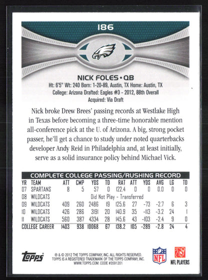 Nick Foles RC