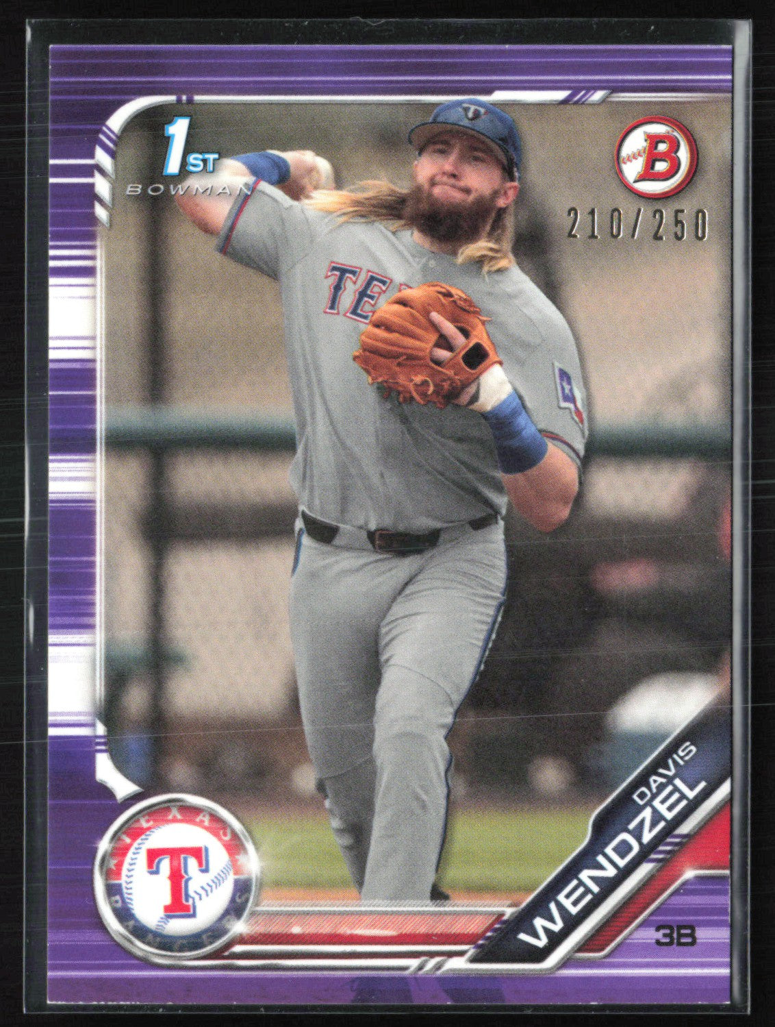Davis Wendzel 1st Bowman Purple /250