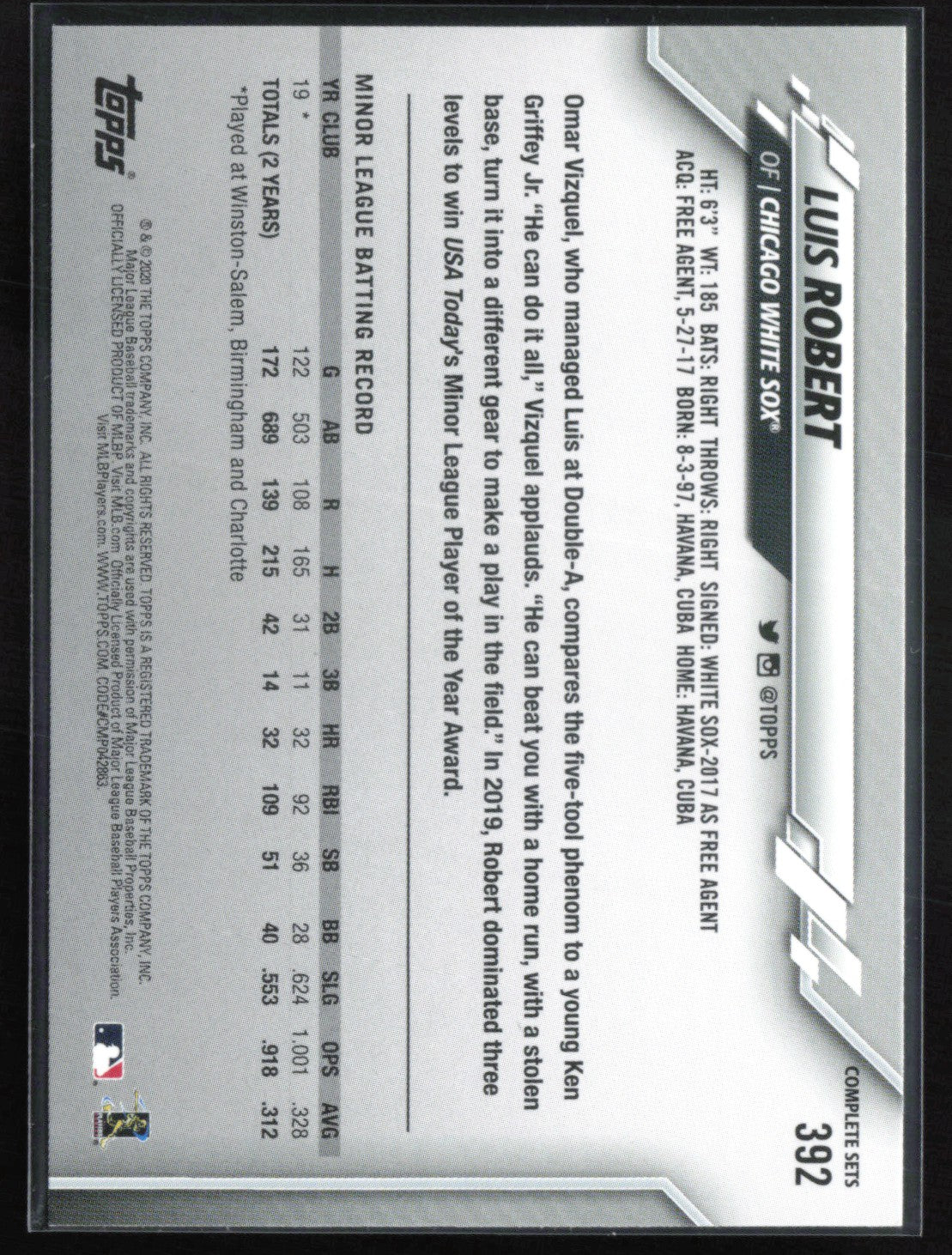 Luis Robert RC
