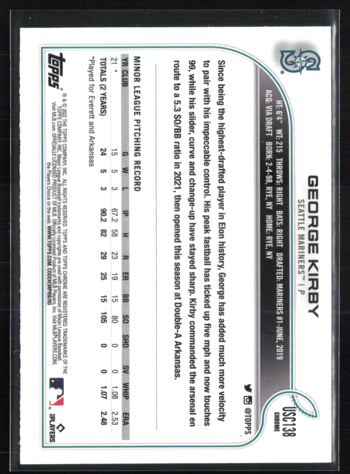 George Kirby RC
