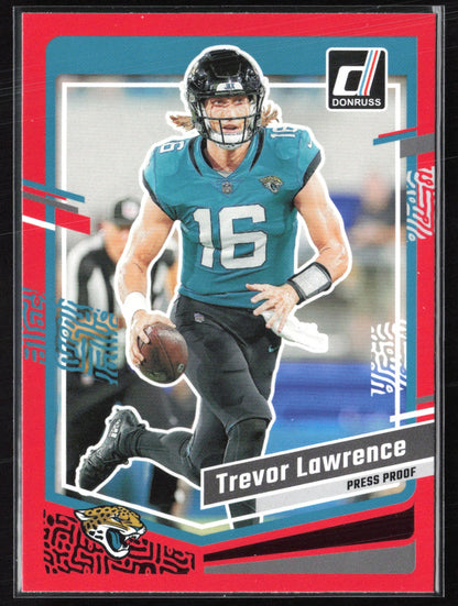 Trevor Lawrence Press Proof Red