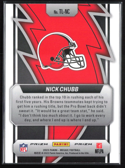 Nick Chubb Green Mosaic
