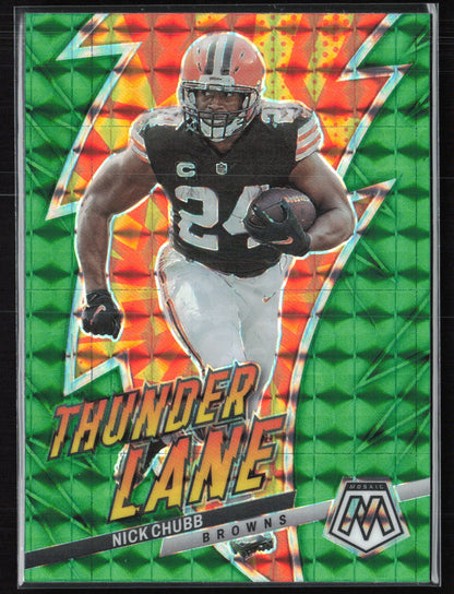 Nick Chubb Green Mosaic