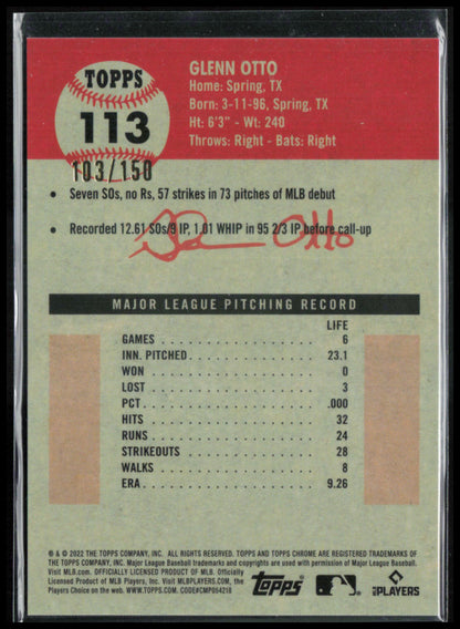 Glenn Otto RC Mini Diamond /150