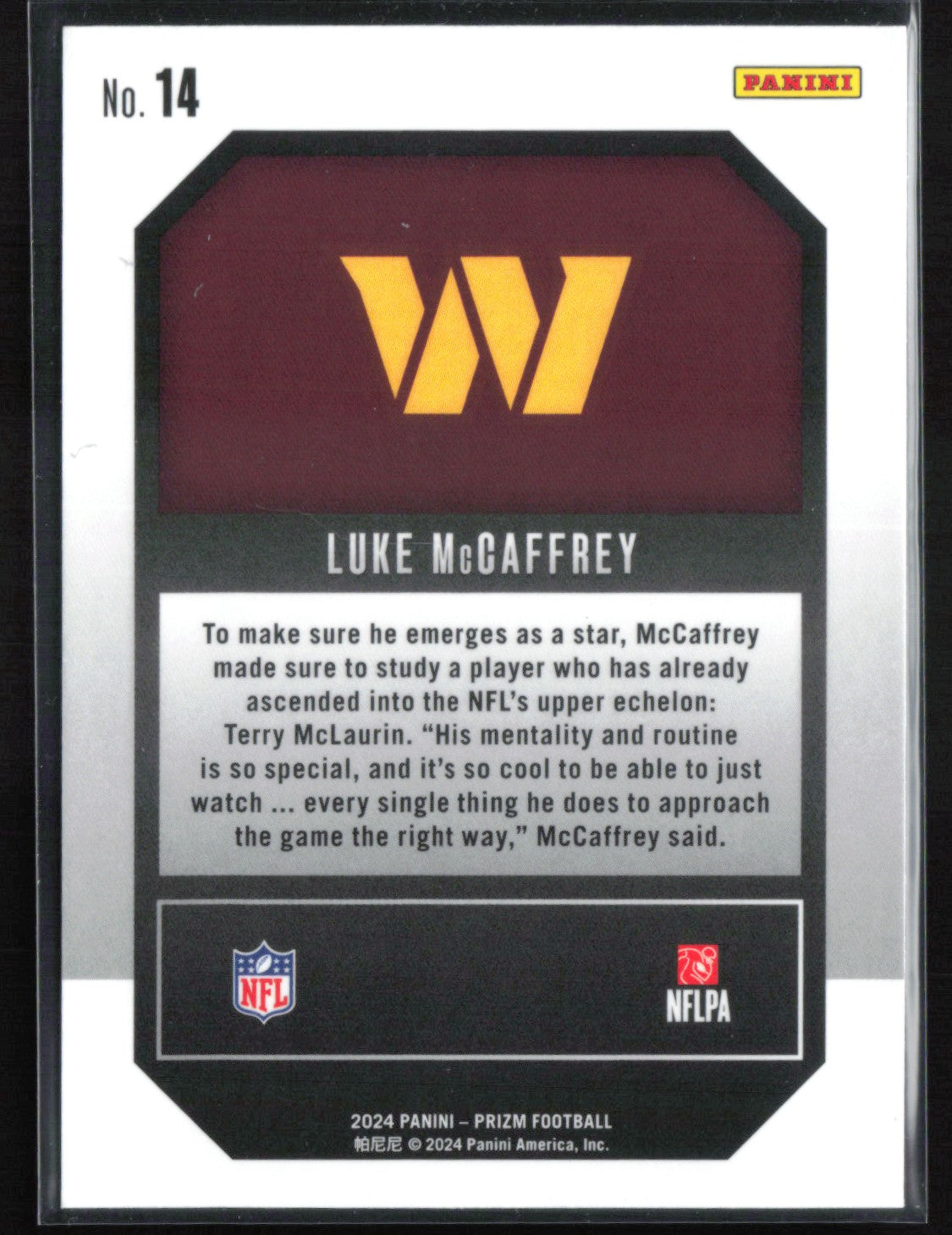 Luke McCaffrey RC