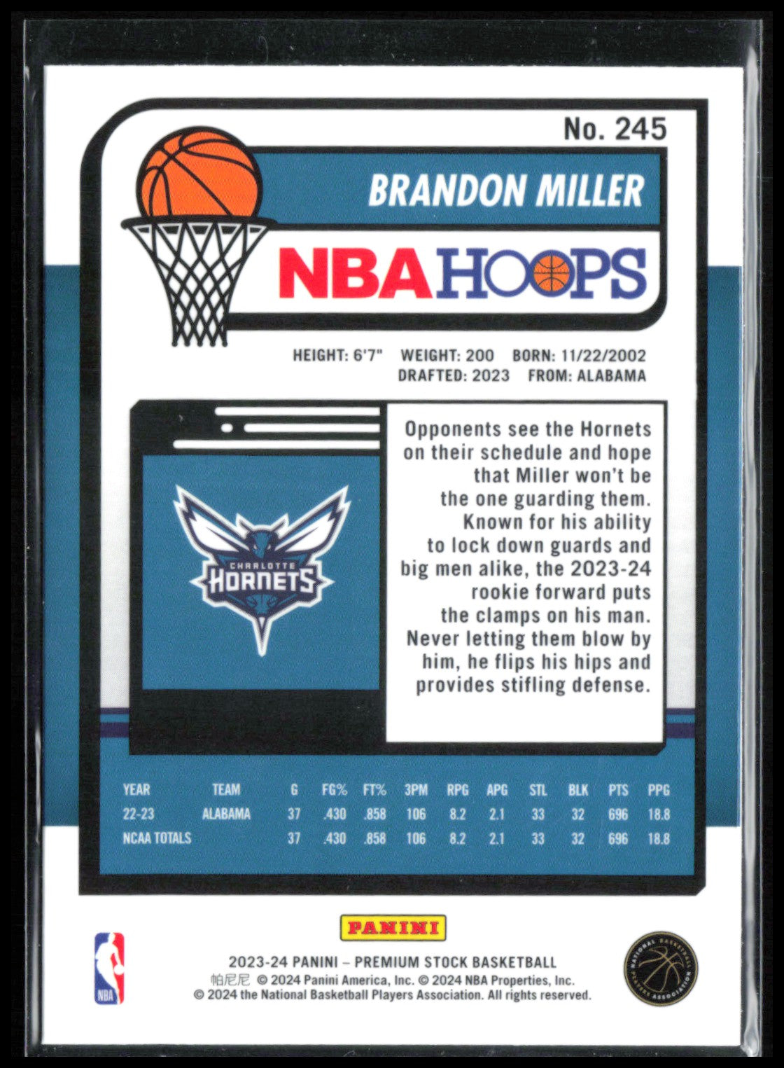 Brandon Miller RC