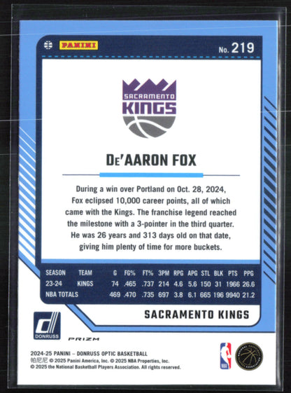 De'Aaron Fox Purple