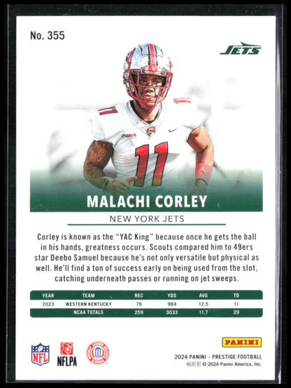 Malachi Corley RC Xtra Points