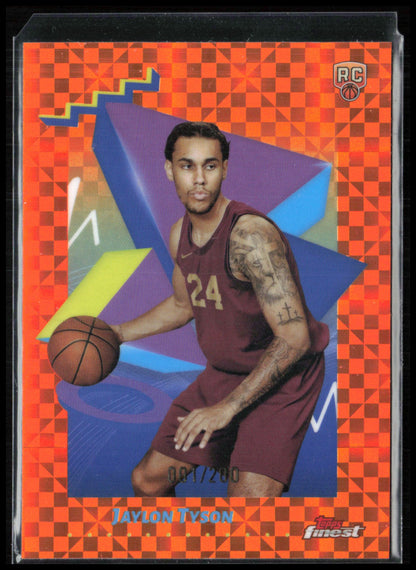 Jaylon Tyson RC Orange X-Fractor /200
