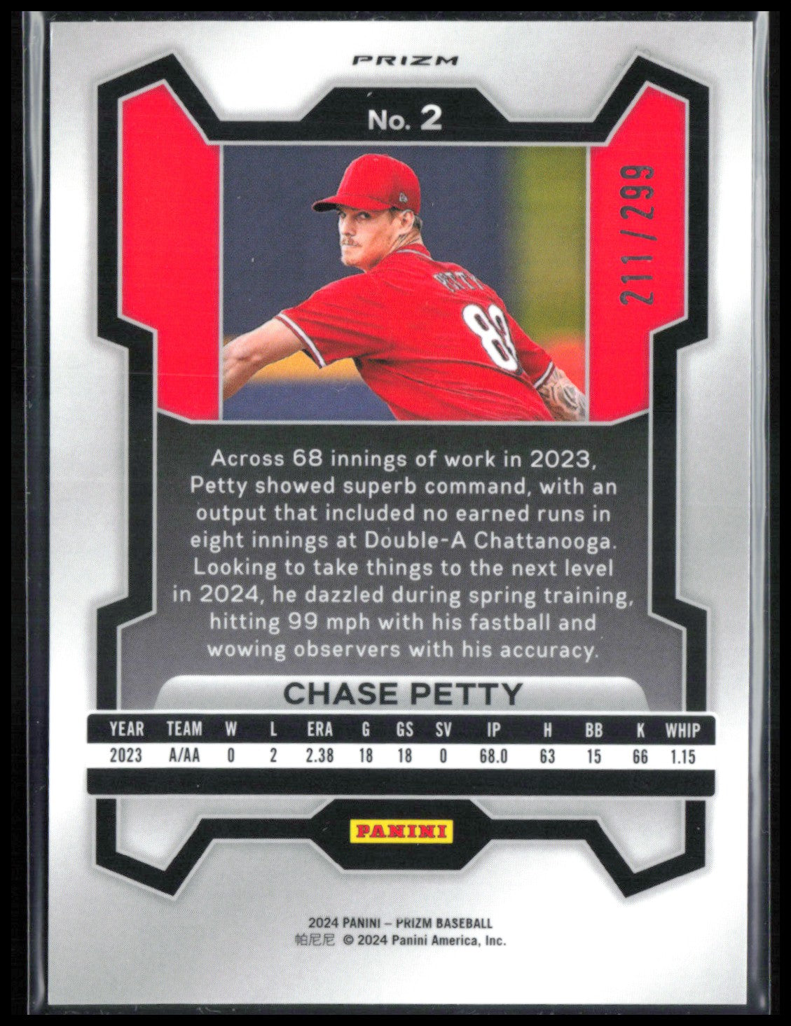 Chase Petty Red /299