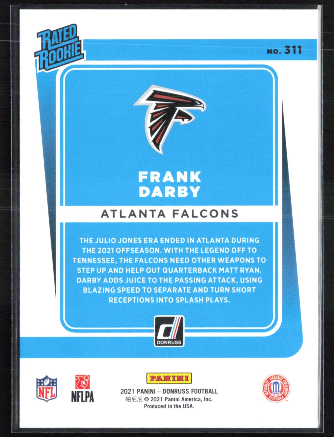 Frank Darby RC /100 Press Proof