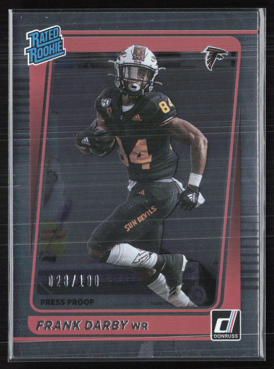 Frank Darby RC /100 Press Proof
