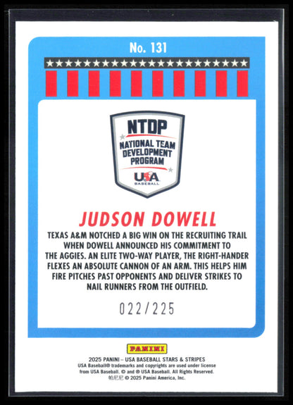 Judson Dowell /225 Red